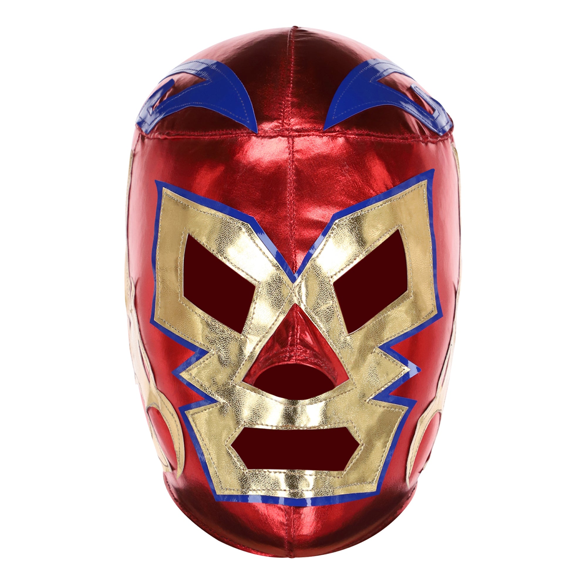 Red Dr. Wagner Jr. luchador mask - front view