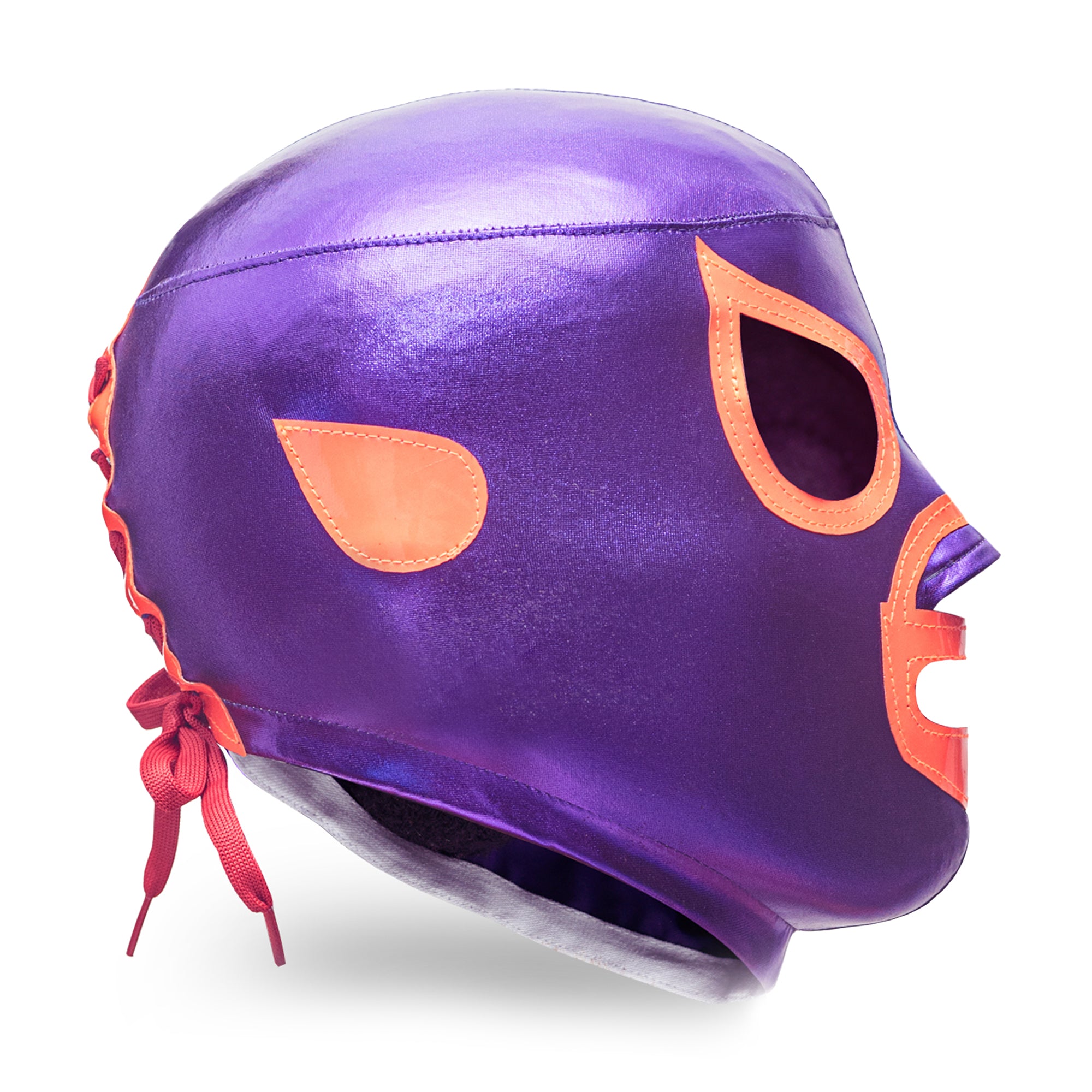 Kids Lucha Libre Wrestling Masks (Youth 2Pack) | Authentic Mexican Luchador Wrestling Masks for Children | Purple & Yellow