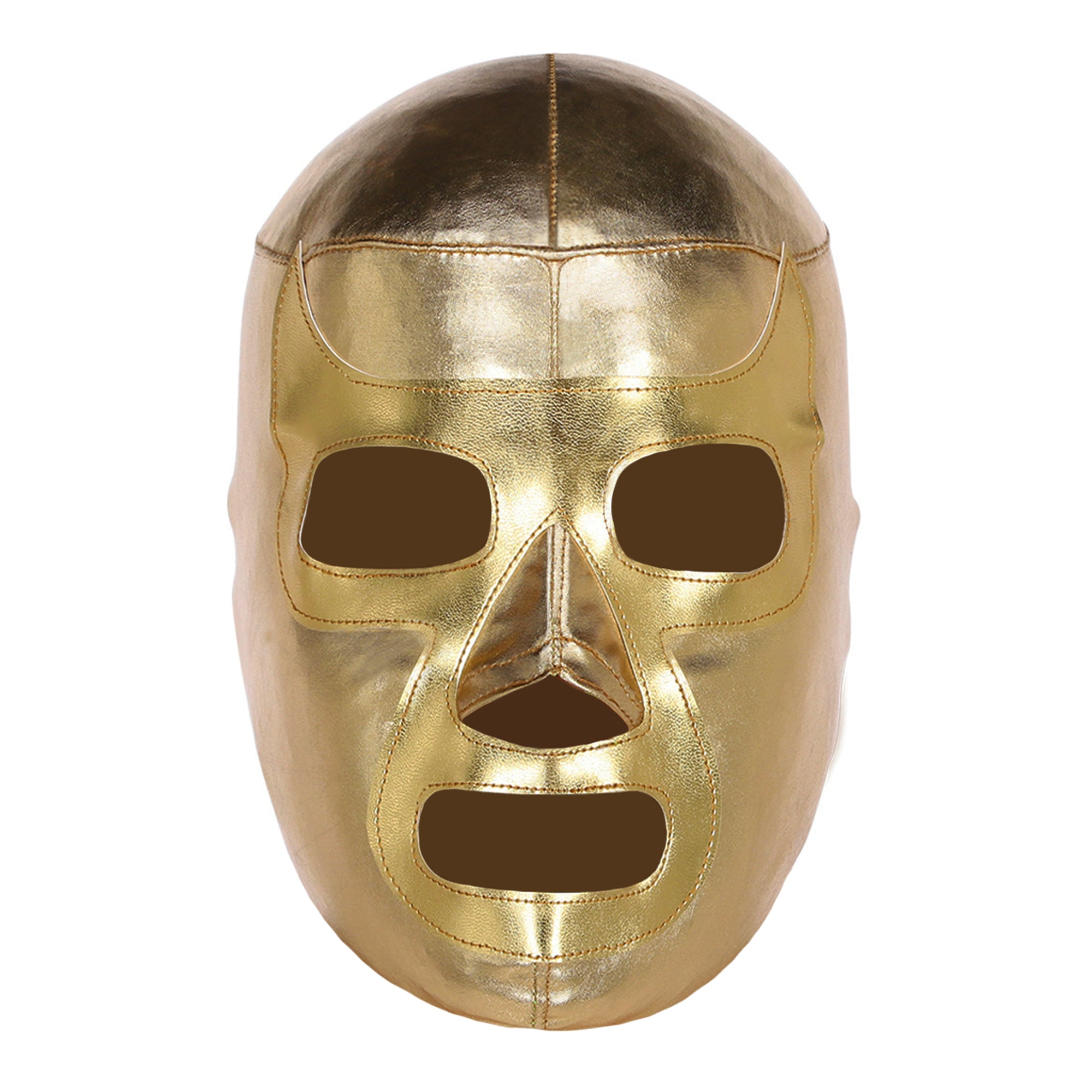 Gold Ramses Luchador Mask - Front View