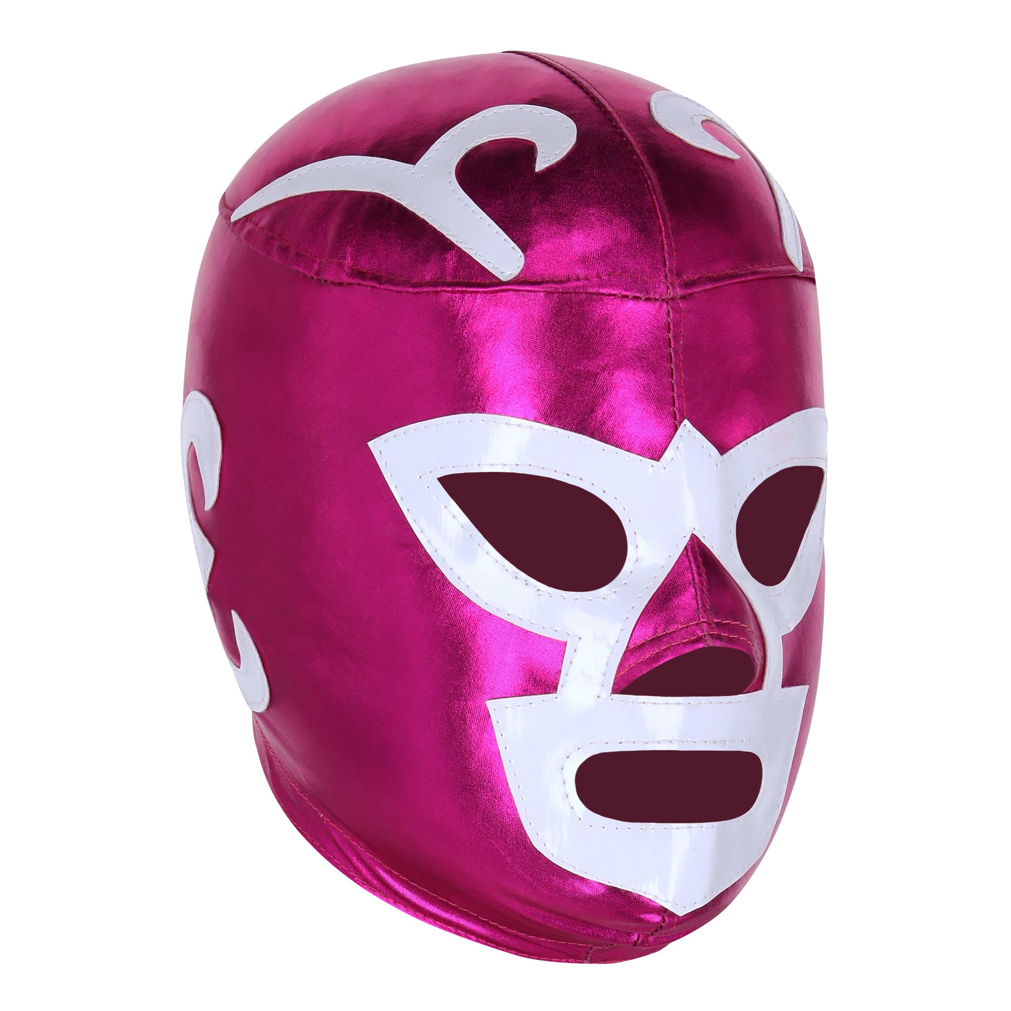 Pink Huracan Ramirez Lucha Libre Mask - Right Profile View