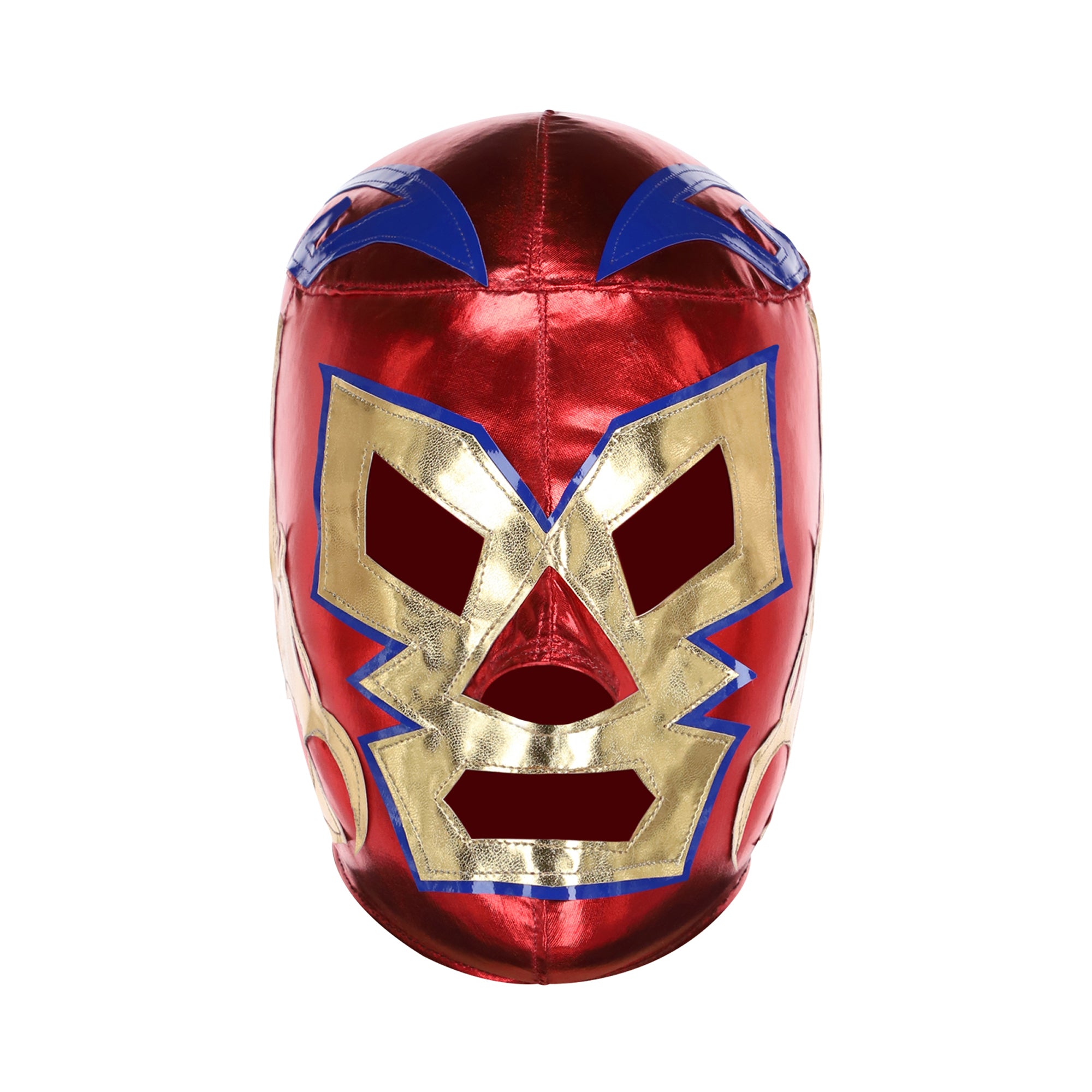 Red Dr. Wagner Jr. lucha libre mask - front view